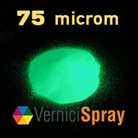 Pigmento Fosforescente (fotoluminescente) in granuli da 75 micron